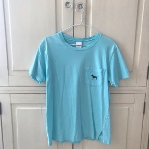 bright blue PINK oversized t-shirt